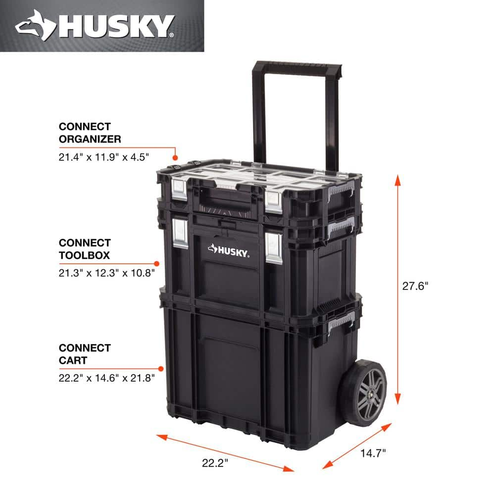 22 in. Husky Portable Rolling Tool Box on Wheels Cart Part 