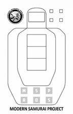 MSP Modern Samurai Project Multi-Purpose Training Target, 22.5" x 35" SHIPS FREE
