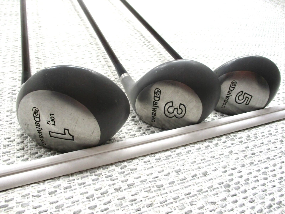 Daiwa SRX 3 Golf Club Fairway Woods 1 3 5 TRL Graphite Shafts RH RARE Vintage - Image 2 of 4