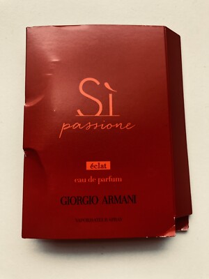 Giorgio Armani Sì Si Passione eclat Eau de Parfum EdP 1,2ml Probe.