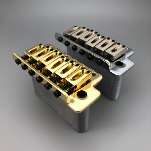 WOV02 Genuine Wilkinson Stratocaster Strat Guitar Tremolo Bridge Gold Chrome - Picture 1 of 13