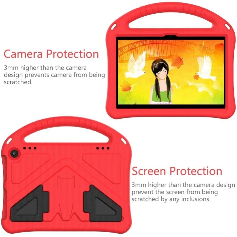 Para Amazon Fire HD 8 10ª/12ª Generación 8" 2022 2024 Niños Resistente EVA Cubierta Soporte Foto 3 de 4