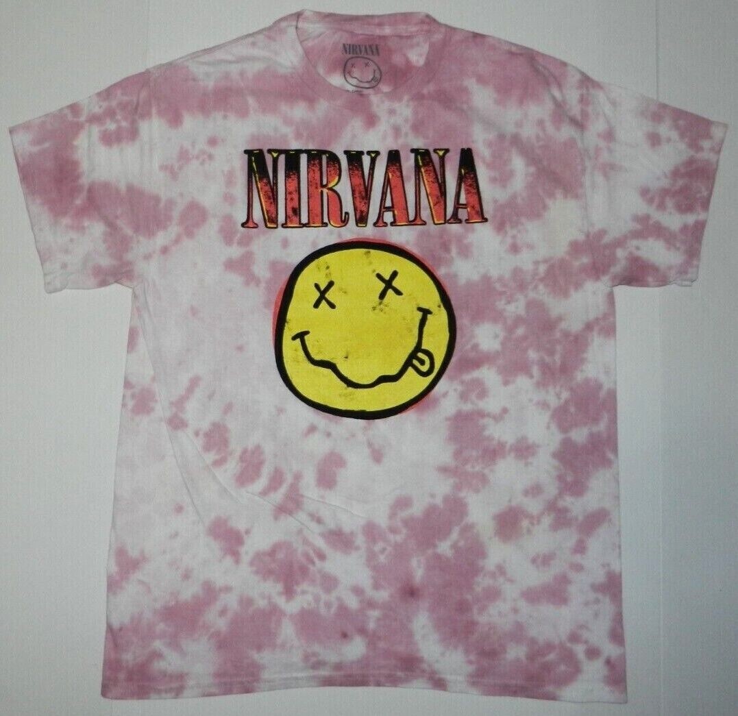 nirvana tie dye shirt