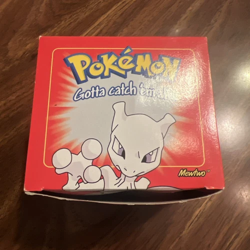 Vintage 1999 Pokemon 23k Gold Plated Trading Card - Mewtwo - Sealed. Burger King