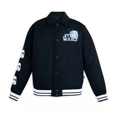 Disney Star Wars Darth Vader Varsity Jacket Adult Large L Artist Will Gay New