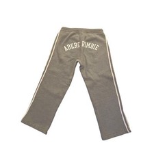 New Abercrombie Fitch Vintage Y2K Gray Ankle Length Low Rise Sweat Pants XS