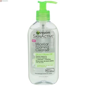 garnier micellar foaming gel cleanser