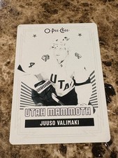 JUUSO VALIMAKI 2025-26 O-Pee-Chee Black Printing Plate Retro Mammoth 1/1