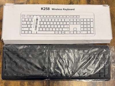EDJO Wireless Keyboard 2.4G Full Size USB Silent Ergonomic PC Mac Open Box