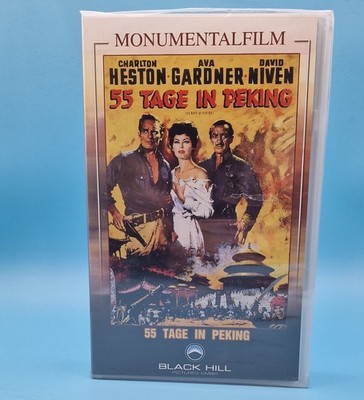 55 Tage in Peking | Charlton Heston, Ava Gardner, David Niven | VHS (NEU, OVP)
