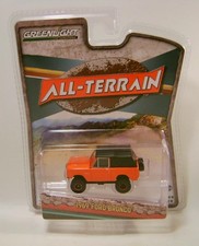 1969 '69 FORD BRONCO SUV ORANGE ALL-TERRAIN R16 GREENLIGHT DIECAST 2024