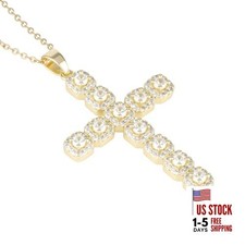 Cross Pendant for Car Rear View Mirror Rhinestone Decor Auto Faith Multicolor