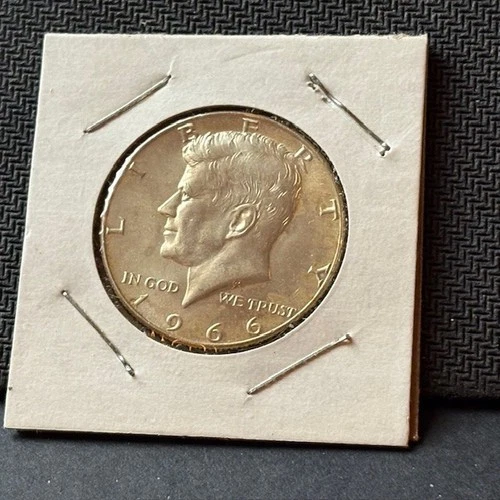 Uncirculated 1966 Philadelphia Mint 40% Silver Kennedy Half Dollar