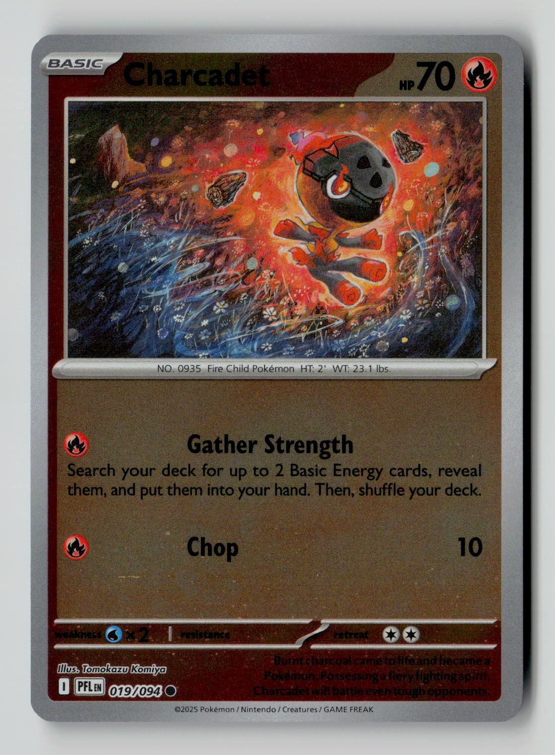 Charcadet Common ME02: Phantasmal Flames 019/094 NM