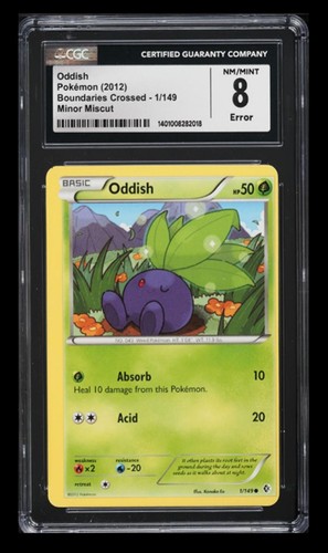 Oddish graded CGC 8 for sale on eBay
