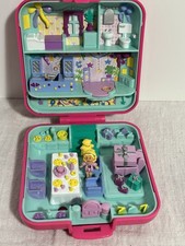 Polly Pocket 1989 Partytime Surprise Bluebird 1025 Compact Almost Complete