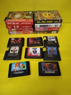 Lotto 16 giochi Sega Genesis non testati così come sono