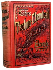 Antique CHEMICAL COOKBOOK Explosives FIREWORKS Gunpowder LIQUOR Tobacco Snuff