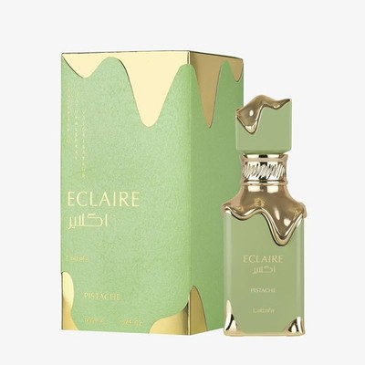 Eclaire Pistache by Lattafa 3.4 oz EDP Spray Unisex  New Sealed Box