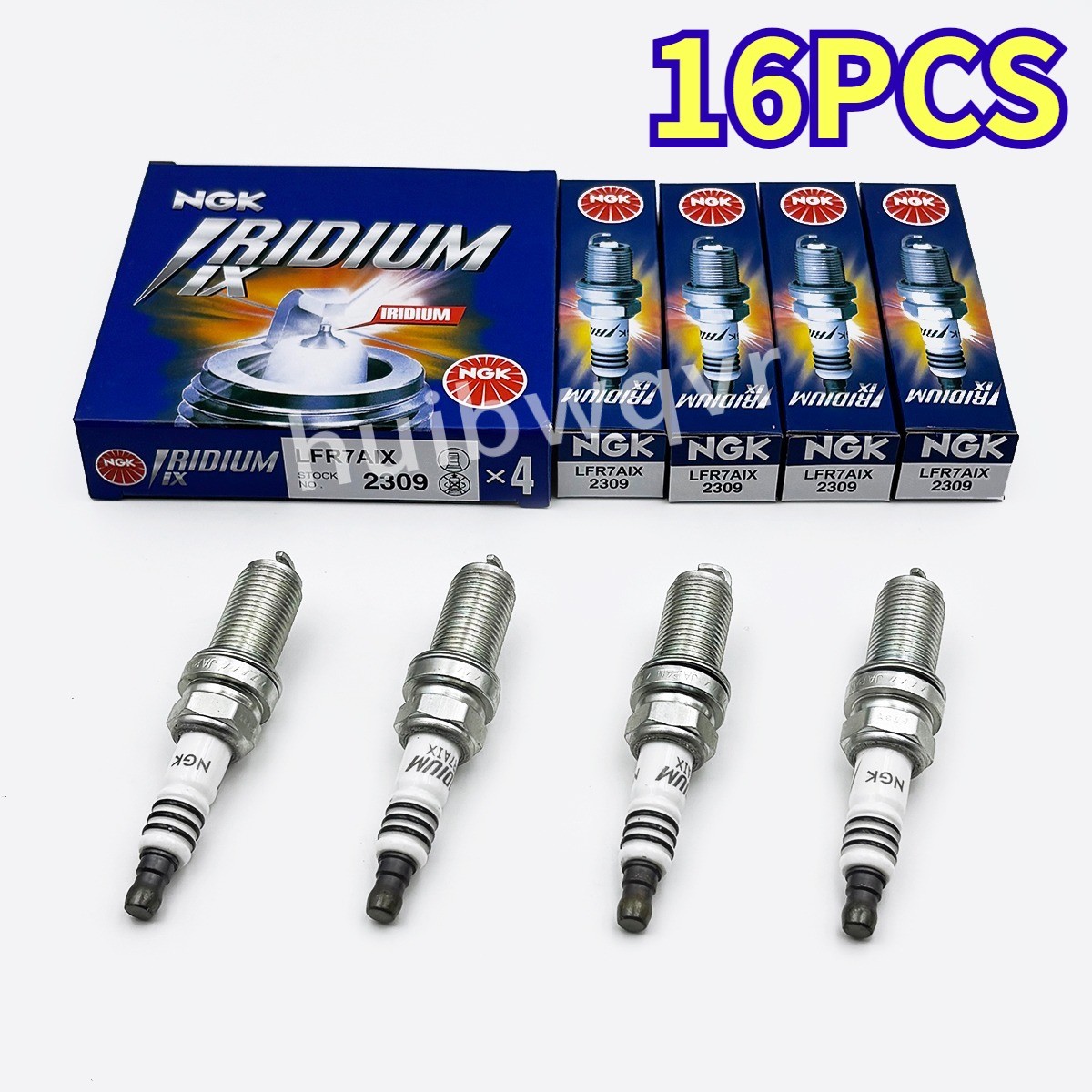 set of 16 Iridium IX Spark Plugs Upgrade Hellcat For NGK LFR7AIX 2309 NGK US