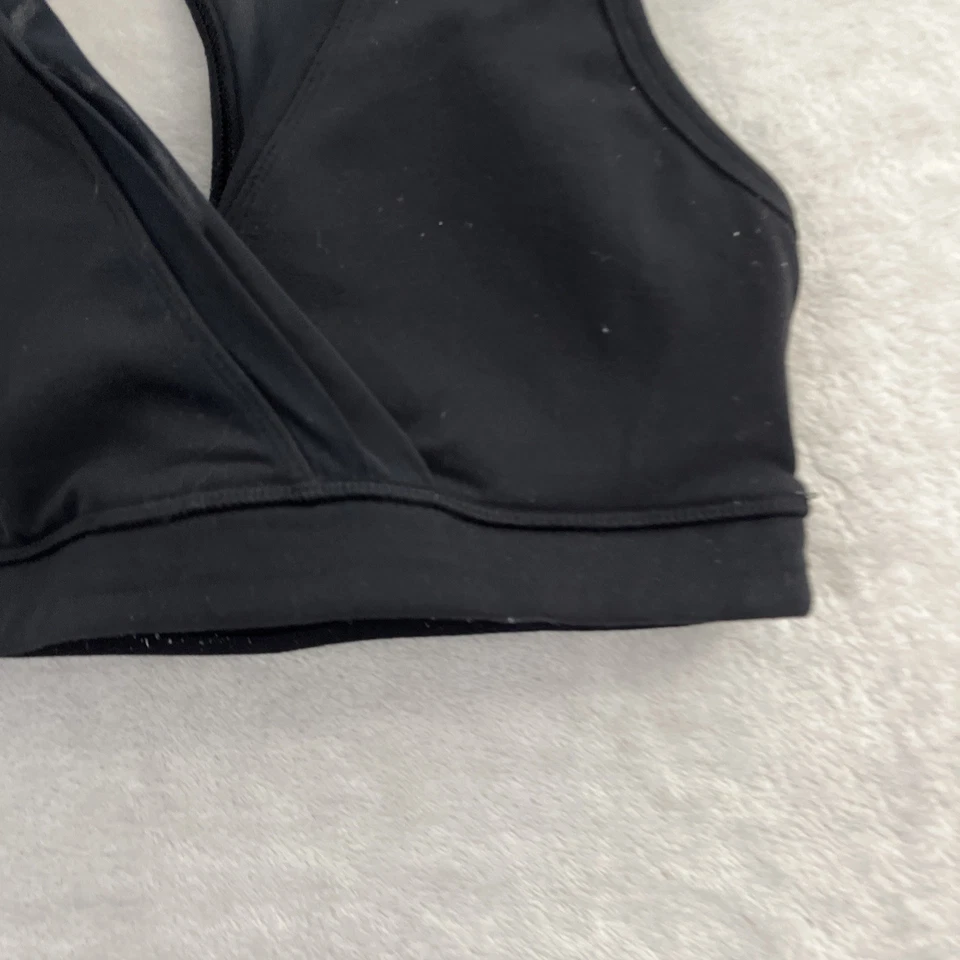 Lululemon Womans Sports Bra Black Solid Small Sleeveless Racerback Pullover - Image 2 of 4