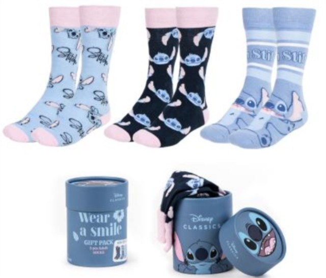 Cerda Unisex Kids Blue Football Socks Disney Stitch (X3) - Image 4