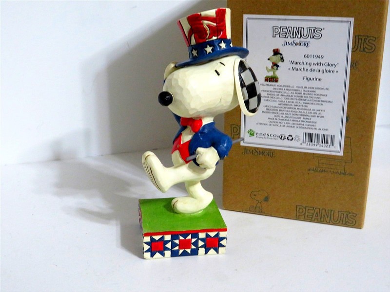 SNOOPY PEANUTS CHARLIE BROWN JIM SHORE DESIGNS ENESCO FIGURE FIGURINE 2022