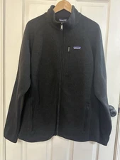 Patagonia Better Sweater Fleece Jacket Mens Size XL Full Zip Black