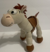 Disney Pixar Walt Disney World Toy Story Bullseye Plush Horse Poseable Body 10"