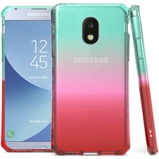 Funda GSA Candy para Samsung Galaxy J3 (2018), J337 verde azulado rosa rojo