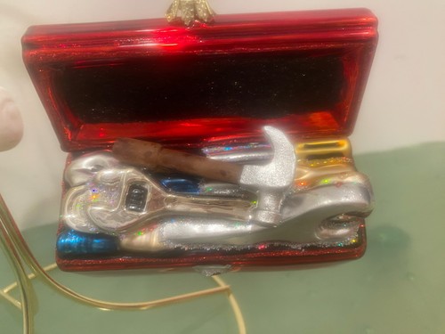 Cody Foster Toolbox & Tape Measure Ornament Set 2 – Holiday Gift for Maker/DIYer - Picture 6 of 8