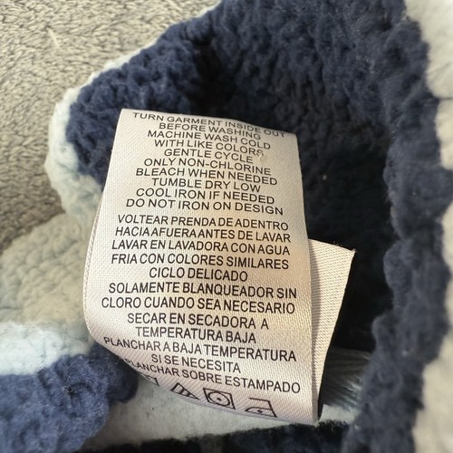 Peanuts Sweatshirt Womens XL Blue Sherpa Fleece Pullover 1/4 Zip Snoopy Ski Cozy - Picture 10 of 14