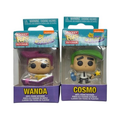 The Fairly OddParents Pocket Pop Keychain Wanda Cosmo Funko Vinyl Figures New