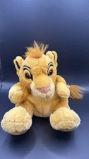 Vintage Applause Disney Lion King Simba Cub Hand Puppet Plush Stuffed Animal 9”