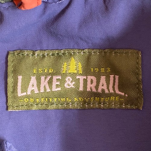 Lake Trail Pullover Outdoor Hoodie Kids S 6/7 Color Block Nylon Water Resistant - Picture 12 of 14