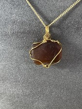 Genuine Surf Tumbled Sea Glass Pendant