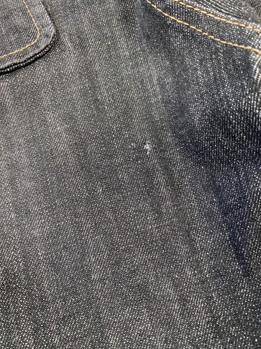 Authentic Louis Vuitton Black Denim Skinny Zipper Ankle Jeans Size 40 Italy - Picture 5 of 10