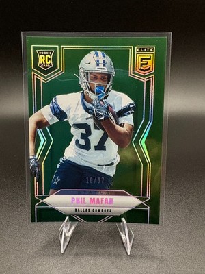 2025 Panini Donruss Elite Phil Mafah Status Green #106 /37 (RC) Dallas Cowboys