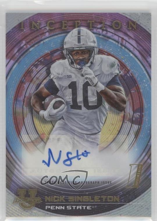 2022-23 Bowman Inception University Nicholas Singleton Nick #BIA-NSN Auto 02lc