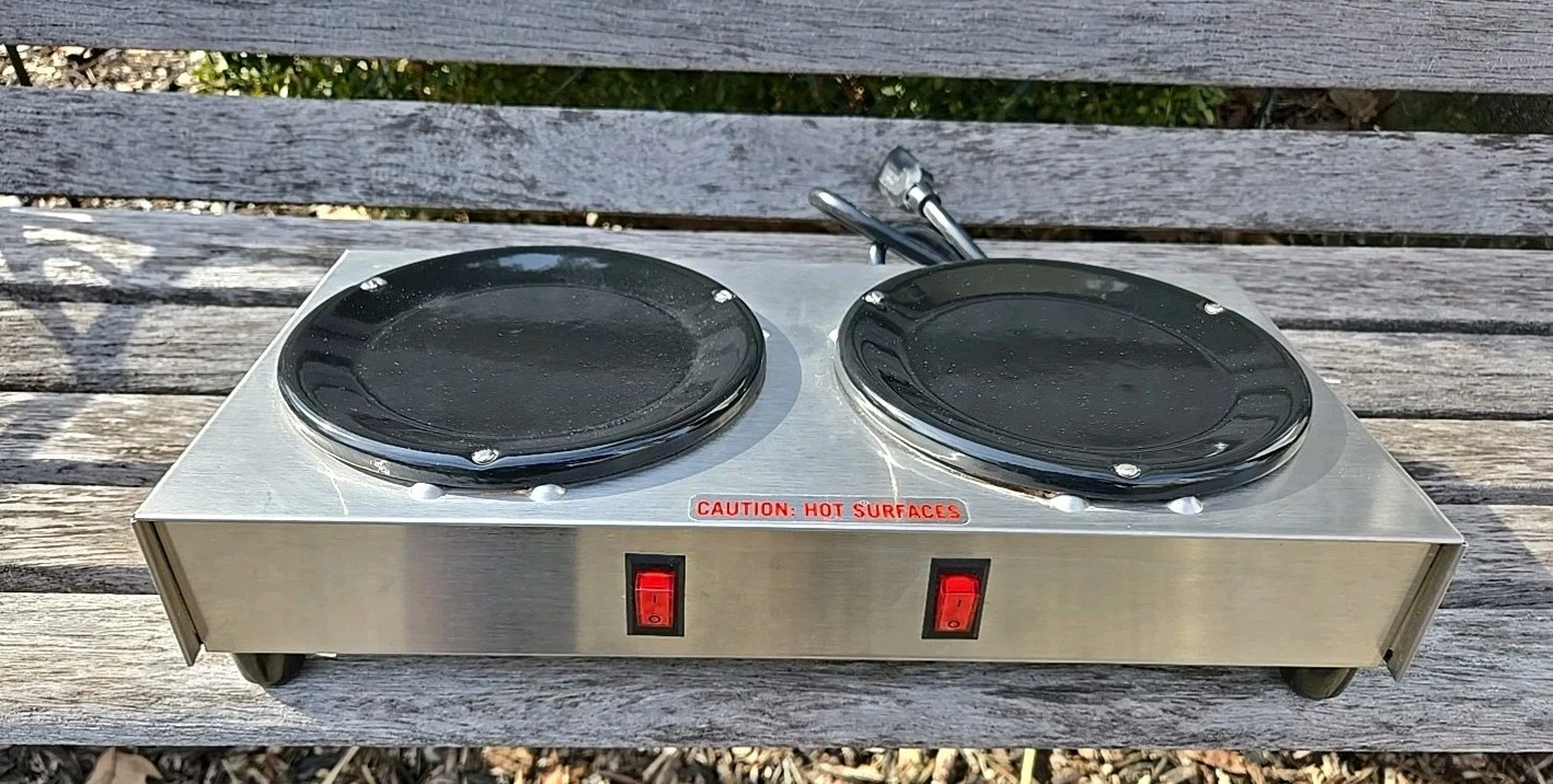 Newco Coffee X-2 Warmer, 2 Station Side By Side * Unused * works great
