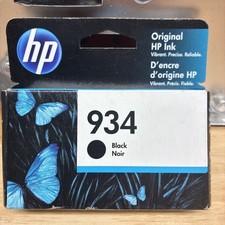 HP 934 Black Ink Cartridge - C2P19AN140 - New - Exp 06/2022