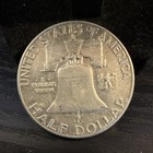 US 50C Half Dollar Lot of 3: 1942-43 Walking Liberty, 1961 Franklin — photo 4