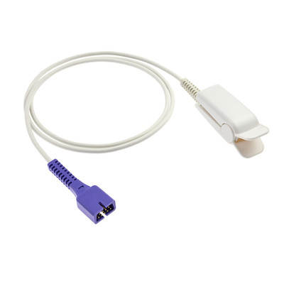 2Pcs Compatible for DS-100A Oximax Adult Finger Clip SpO2 Sensor DB9 9Pin
