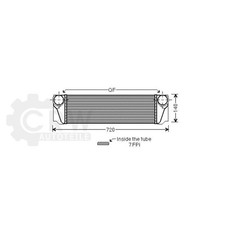 Ladeluftkühler für BMW 5er Gran Turismo 530d xDrive Bj.11-16