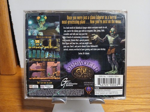 Oddworld: Abe's Oddysee (PlayStation 1 Game - CIB*) - Picture 3 of 24