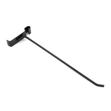 12 inch Black Peg Hook for Wire Grid - Pack of 25