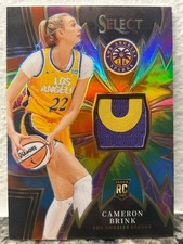 2024 Panini Select WNBA Cameron Brink TIE-DYE PATCH ROOKIE /25 SSP #35 SPARKS