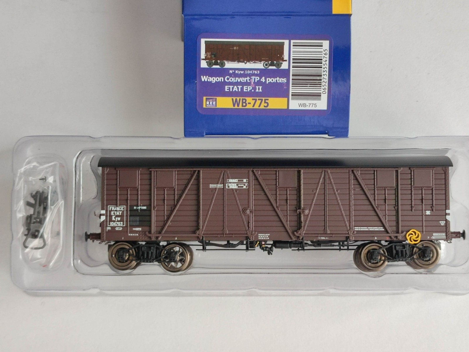 Wagon TP SNCF HO REE MODELES 70 | Train miniature EpIII PLM ETAT