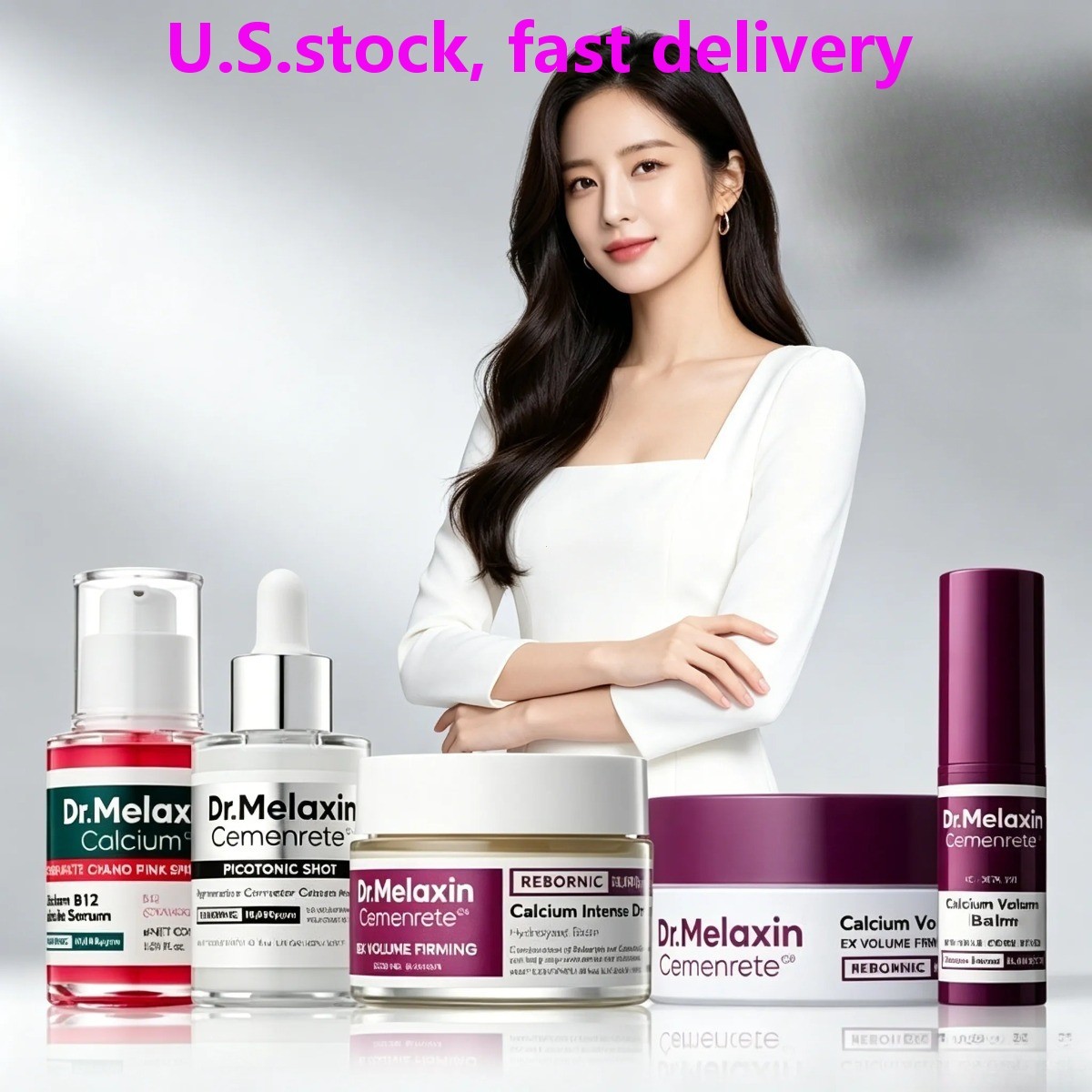 Dr. Melaxin Gifted Collagen Boost Set,Calcium Collagen Volume Firming Balm