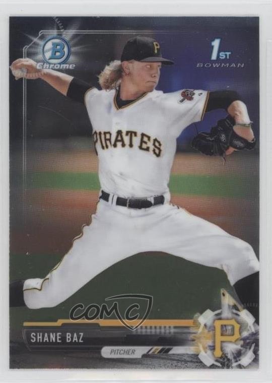 2017 Bowman Draft Chrome Shane Baz #BDC-44 k0w
